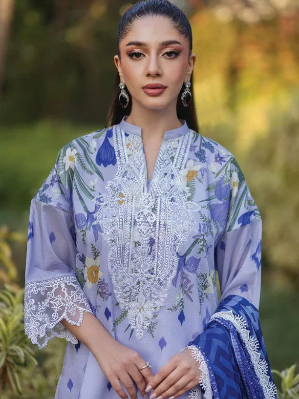 Tahra by Zainab Chottani Embroidered Lawn 3Pc Suit D-06A RAHA - House Of Hania