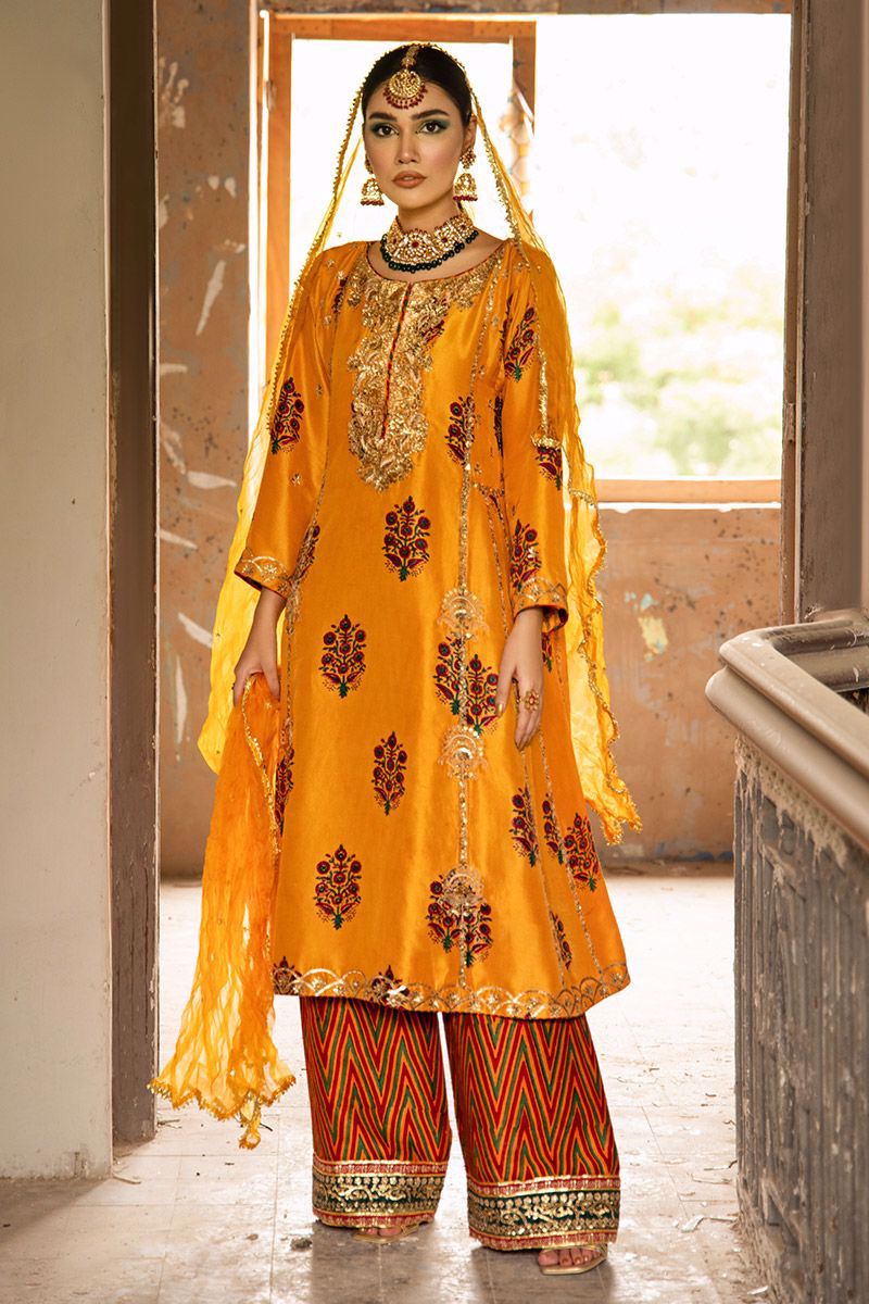 The Pink Tree Company | Wedding Wear | SAFFRON SYMPHONY - House Of Hania