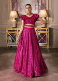 Waqas Shah | Malika - E - Elizabeth | FUCHSIA - House Of Hania