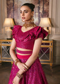 Waqas Shah | Malika - E - Elizabeth | FUCHSIA - House Of Hania