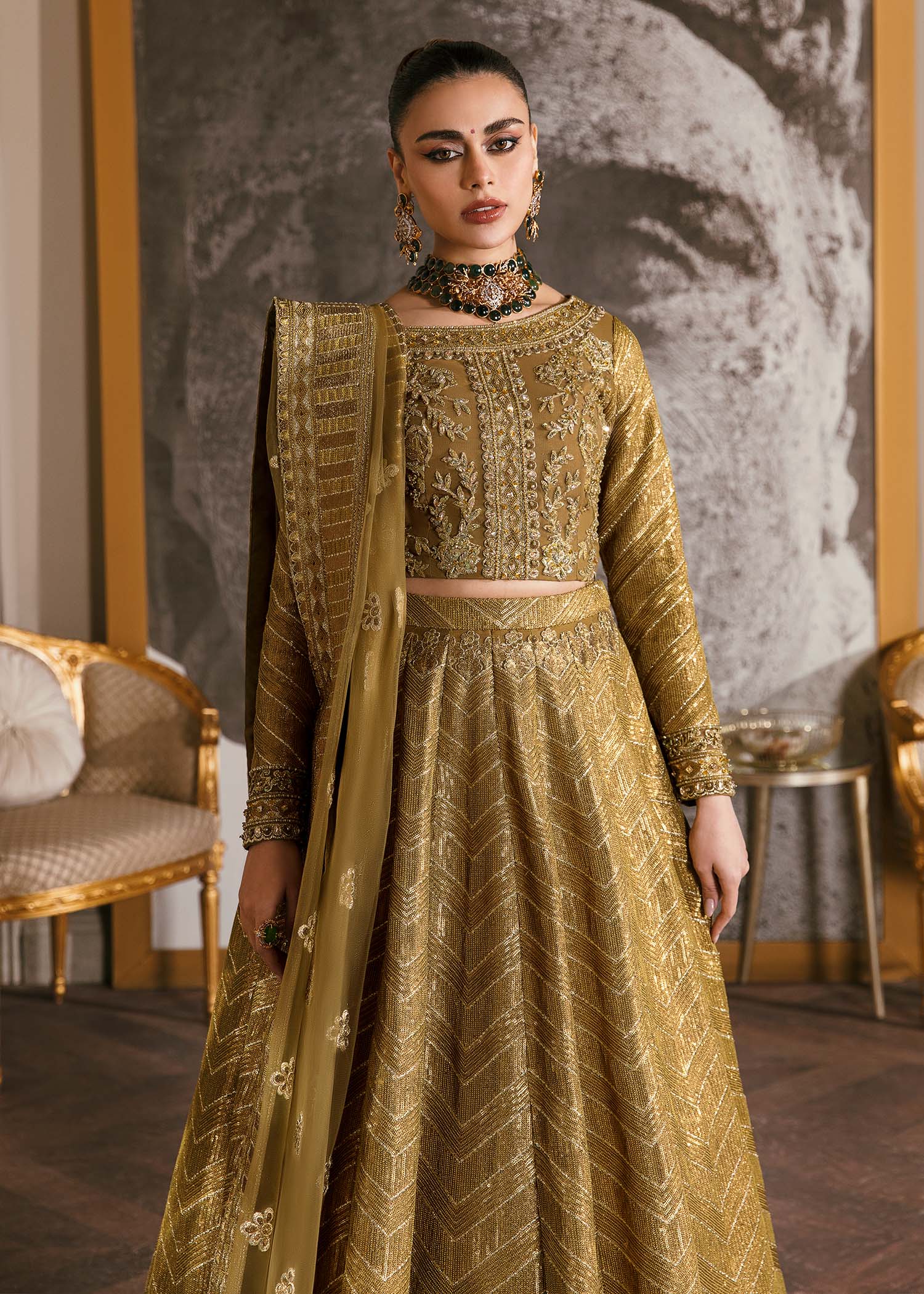 Waqas Shah | Malika - E - Elizabeth | ORCHID - House Of Hania