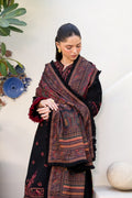 Xenia Formals | Dhoop Kinaray Winter Shawl 24 | SIYAH - House Of Hania