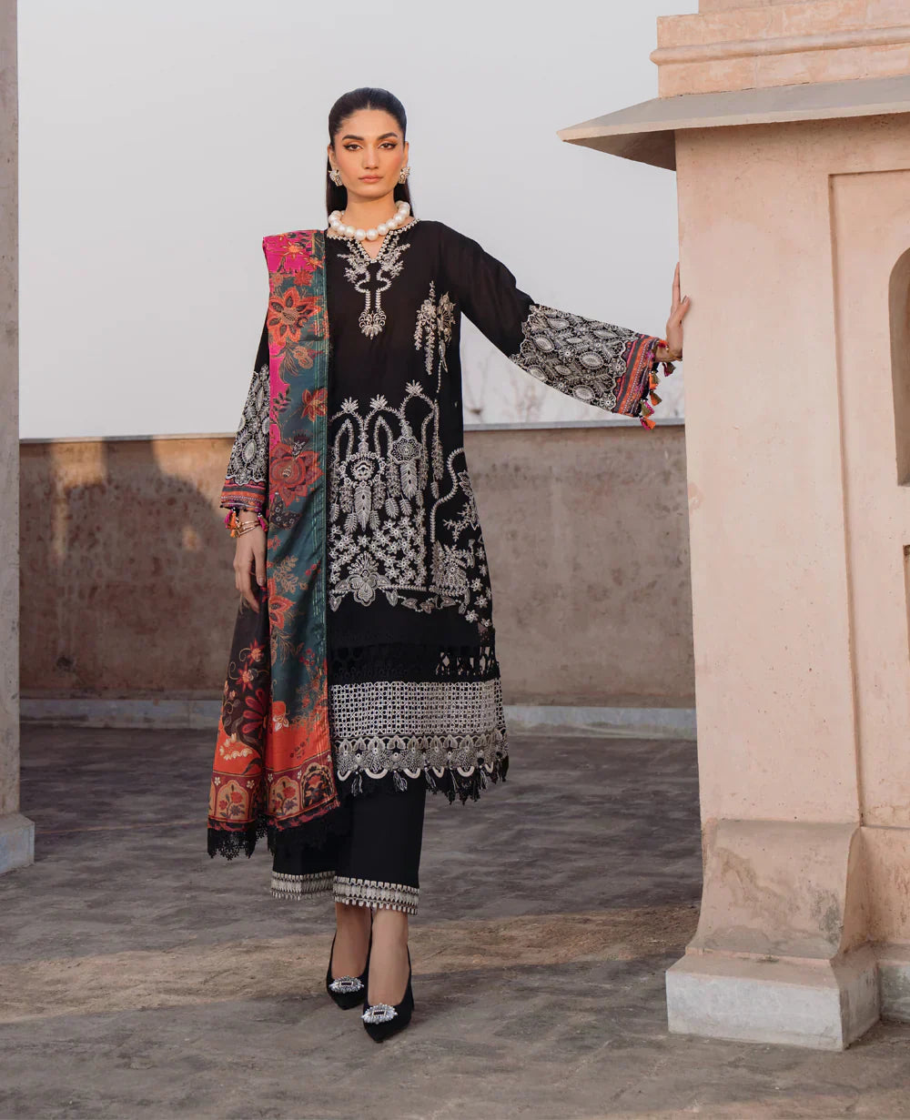 Xenia Formals | Lawn Collection 24 | Adan - House Of Hania