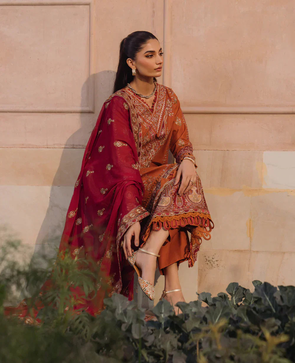 Xenia Formals | Lawn Collection 24 | Zafeerah - House Of Hania