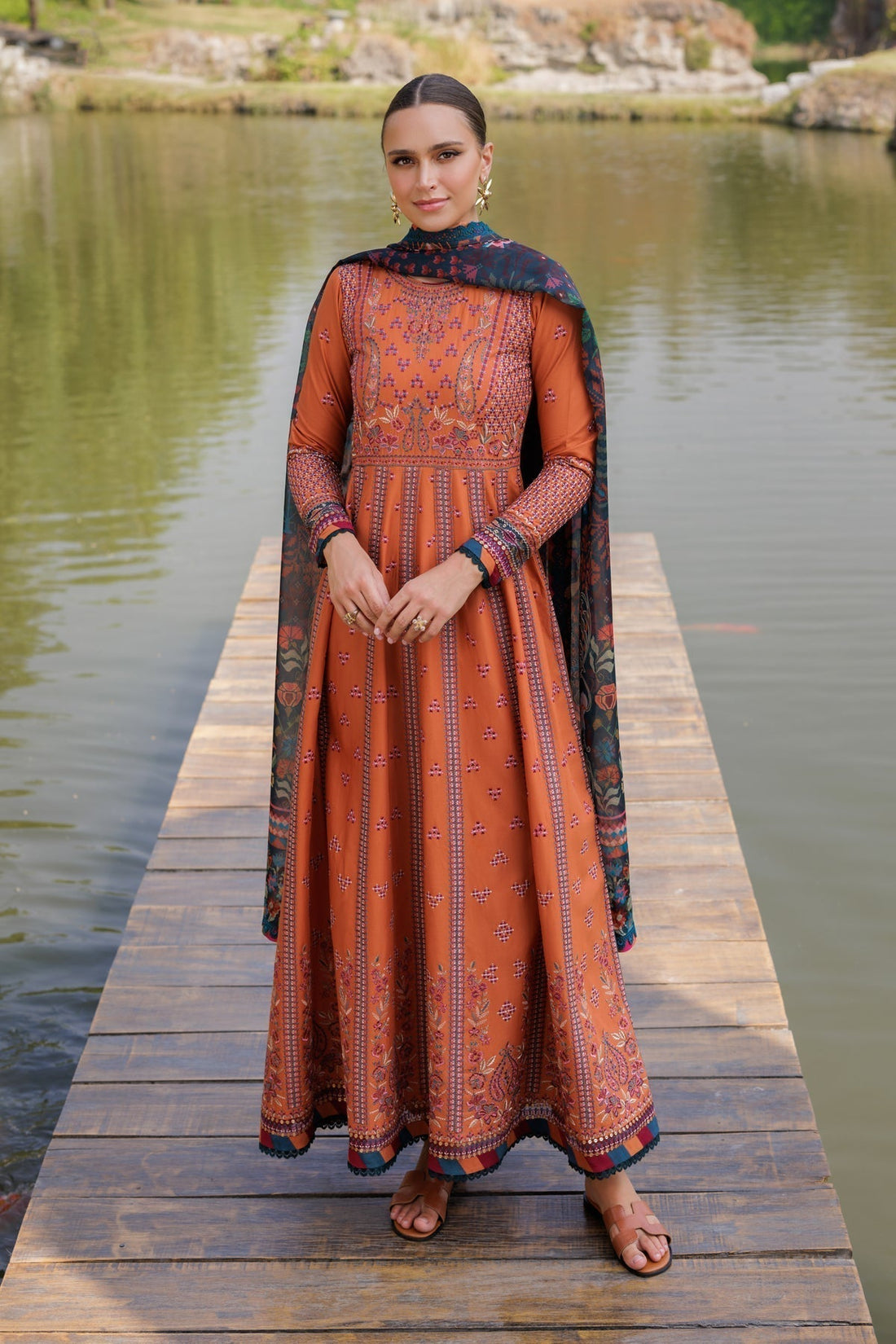 Xenia Formals | Luxury Lawn 25 | HANNAH - House Of Hania