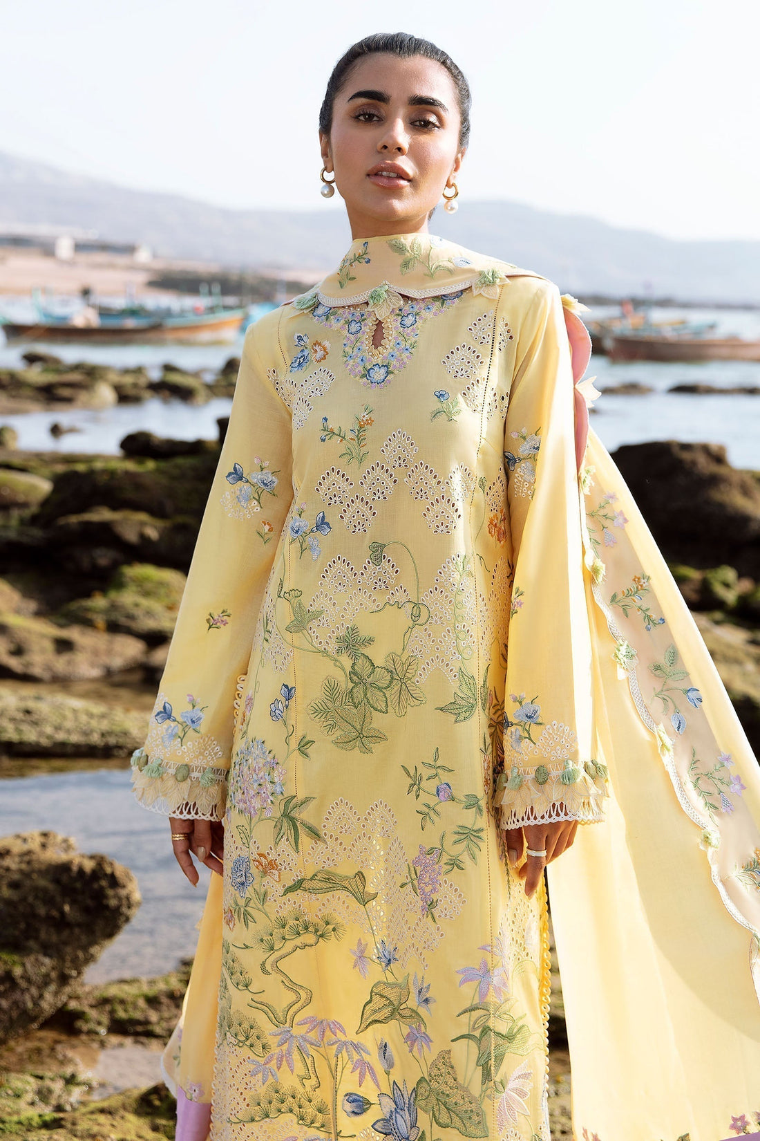 ZAHA LUXURY LAWN LANA (ZL23-04 A) - House Of Hania