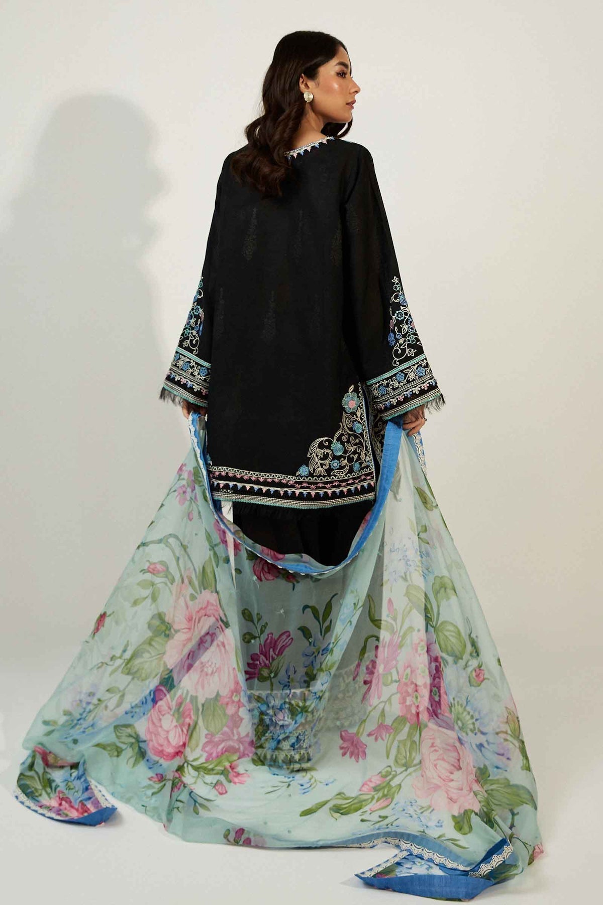 ZARA SHAHJAHAN-ZCE23-10A-COCO LAWN VOLUME ll 2023 - House Of Hania