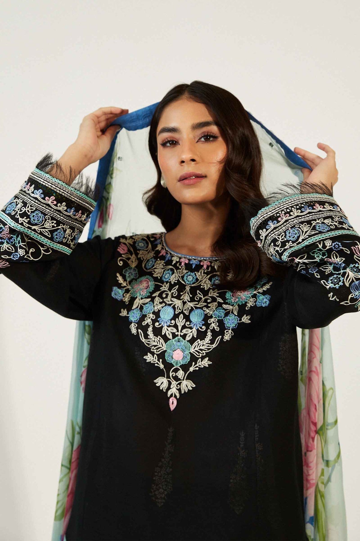 ZARA SHAHJAHAN-ZCE23-10A-COCO LAWN VOLUME ll 2023 - House Of Hania