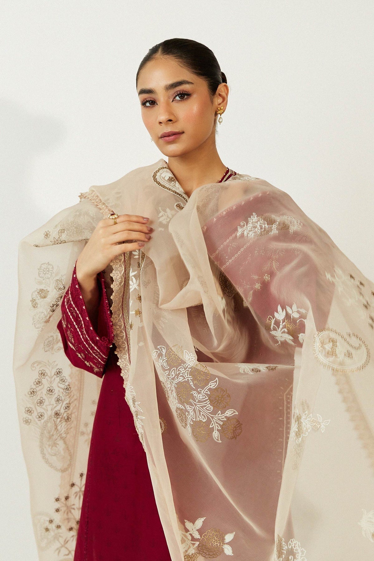 ZARA SHAHJAHAN-ZCE23-1A-COCO LAWN VOLUME ll 2023 - House Of Hania