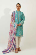 ZARA SHAHJAHAN-ZCE23-4B-COCO LAWN VOLUME ll 2023 - House Of Hania