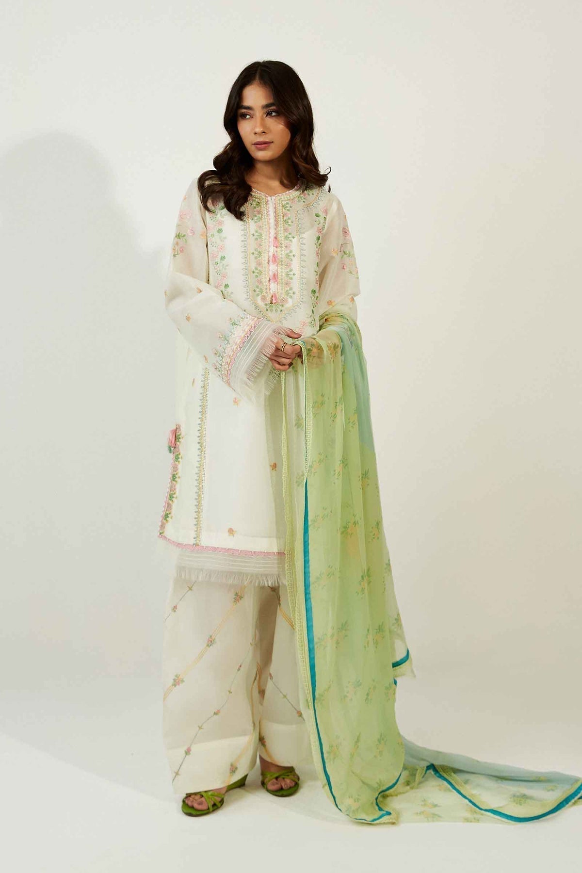 ZARA SHAHJAHAN-ZCE23-6A-COCO LAWN VOLUME ll 2023 - House Of Hania