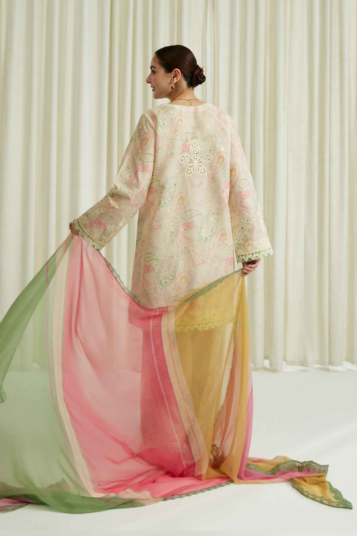 ZARA SHAHJAHAN-ZCE23-9B-COCO LAWN VOLUME ll 2023 - House Of Hania