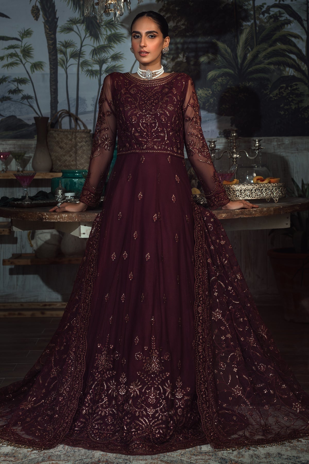 ZARIF - ZLR 06 CARMINE - House Of Hania