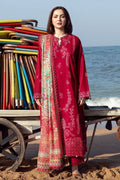 Zaha | Embroidered Lawn Collection | EIRA (ZL23-10 B) - House Of Hania