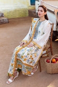 Zaha | Embroidered Lawn Collection | LEYA (ZL23-07 A) - House Of Hania