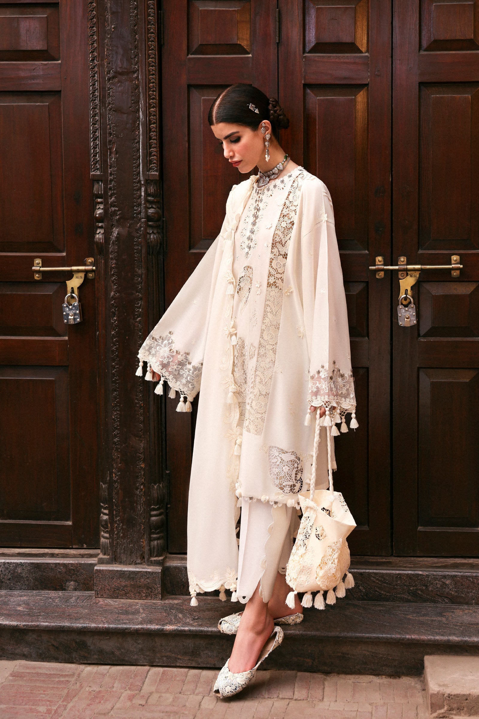 Zaha | Festive Lawn 25 | GULBAHAR (ZF-25-02) - House Of Hania