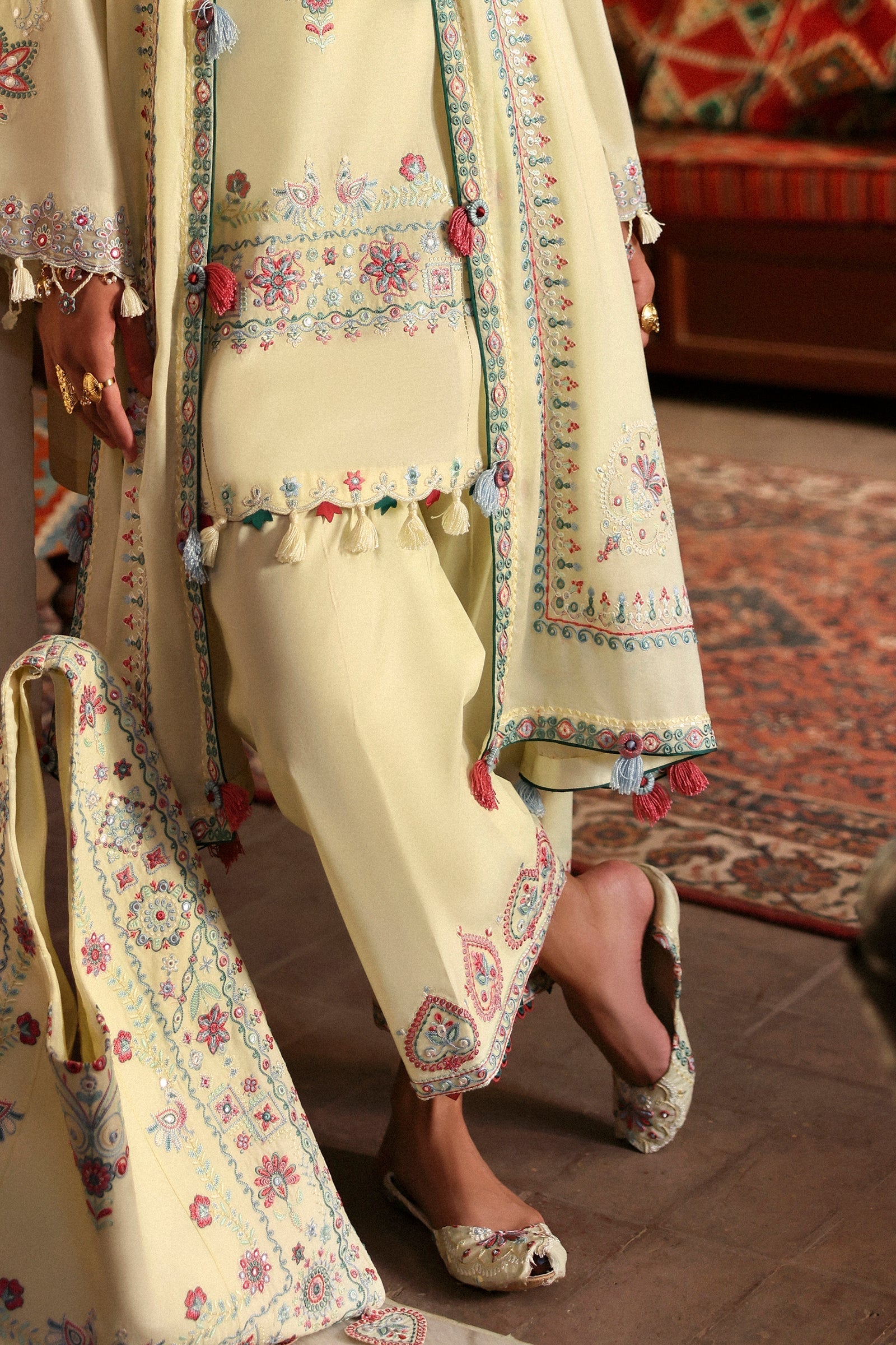 Zaha | Festive Lawn 25 | MEHERBANO (ZF-25-01) - House Of Hania