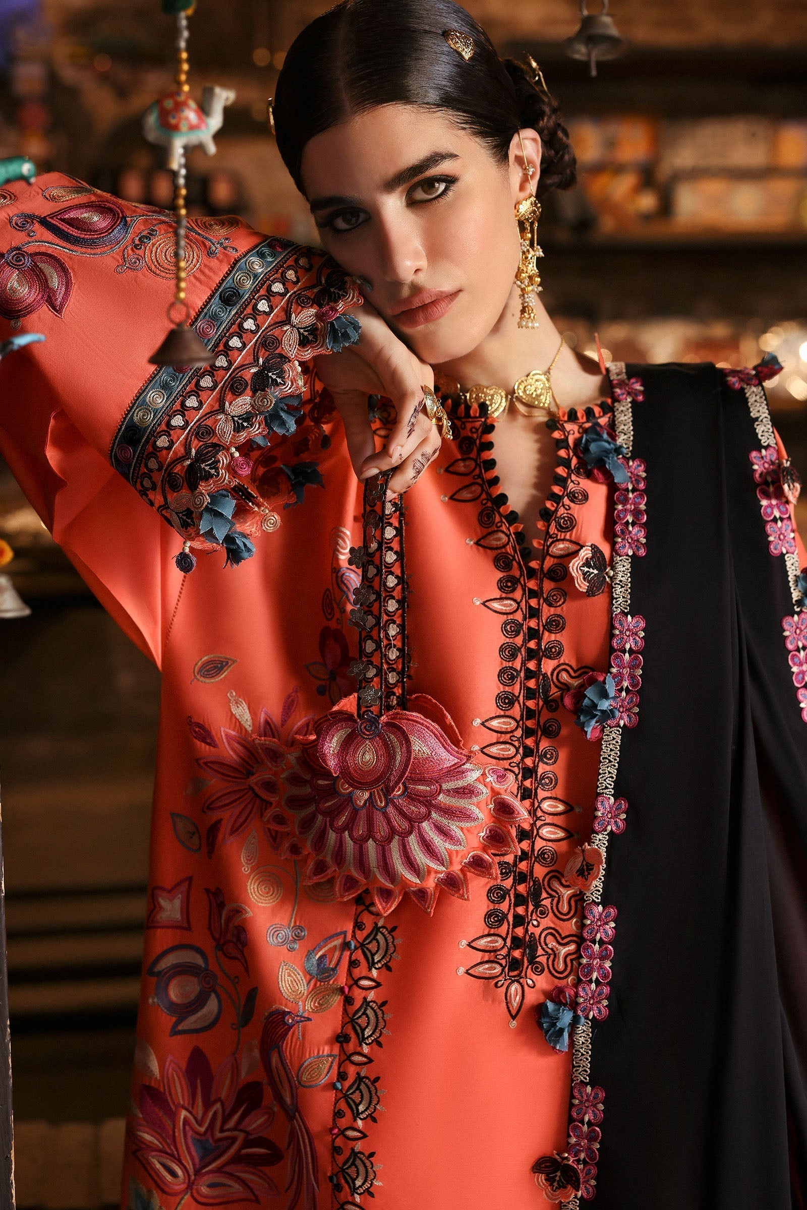 Zaha | Festive Lawn 25 | RANGREZ (ZF-25-06) - House Of Hania