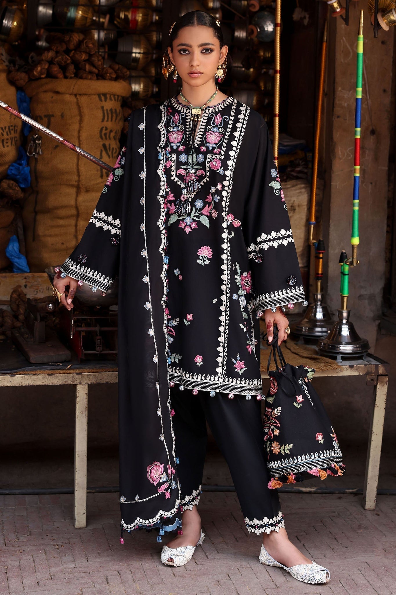 Zaha | Festive Lawn 25 | ZEENAT (ZF-25-07) - House Of Hania