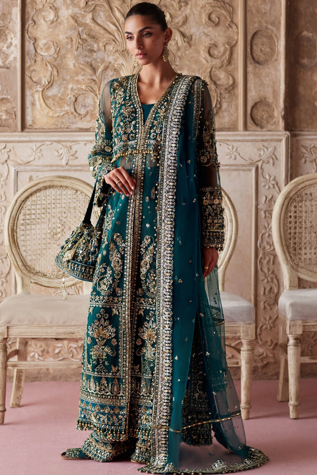 Zaha | Gossamer 25 | AYLIN-E-JADE (ZC25-05) - House Of Hania