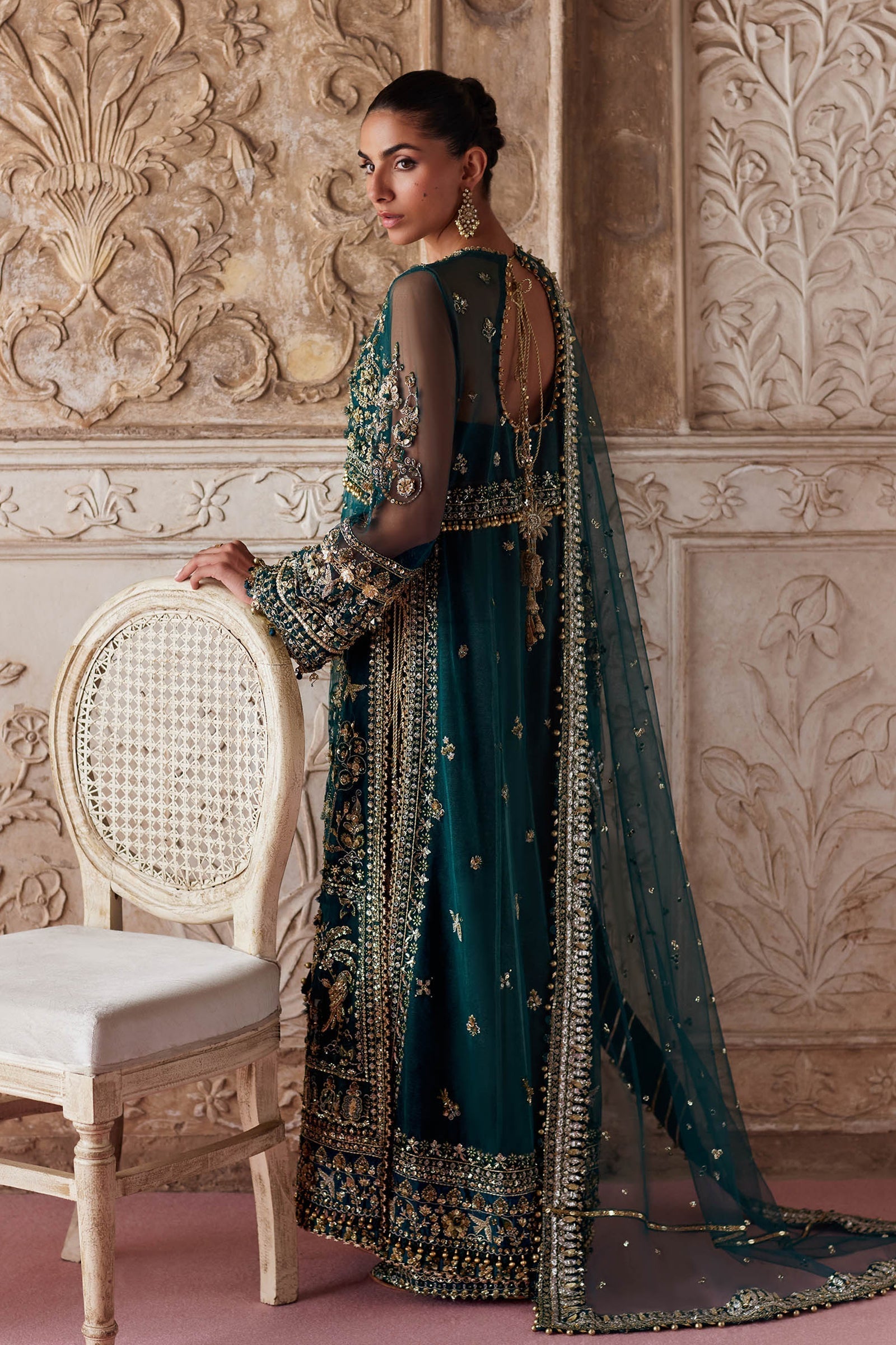 Zaha | Gossamer 25 | AYLIN-E-JADE (ZC25-05) - House Of Hania