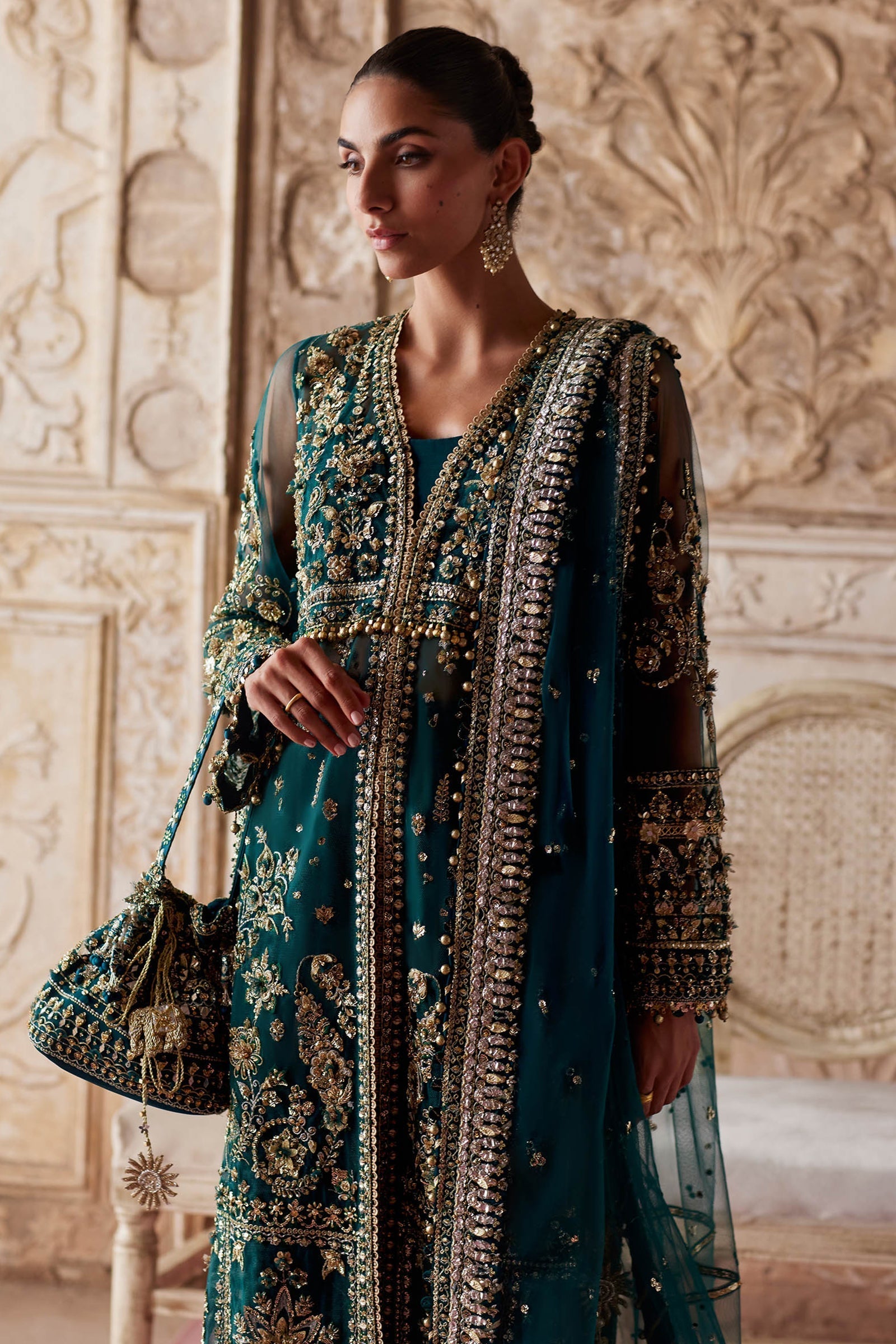 Zaha | Gossamer 25 | AYLIN-E-JADE (ZC25-05) - House Of Hania