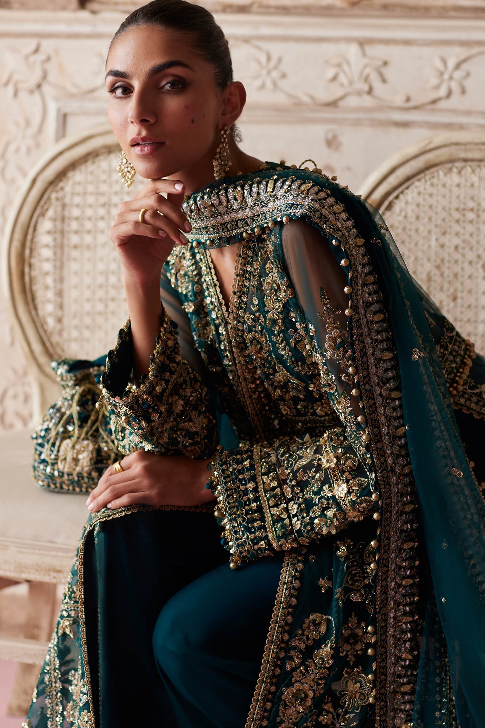 Zaha | Gossamer 25 | AYLIN-E-JADE (ZC25-05) - House Of Hania