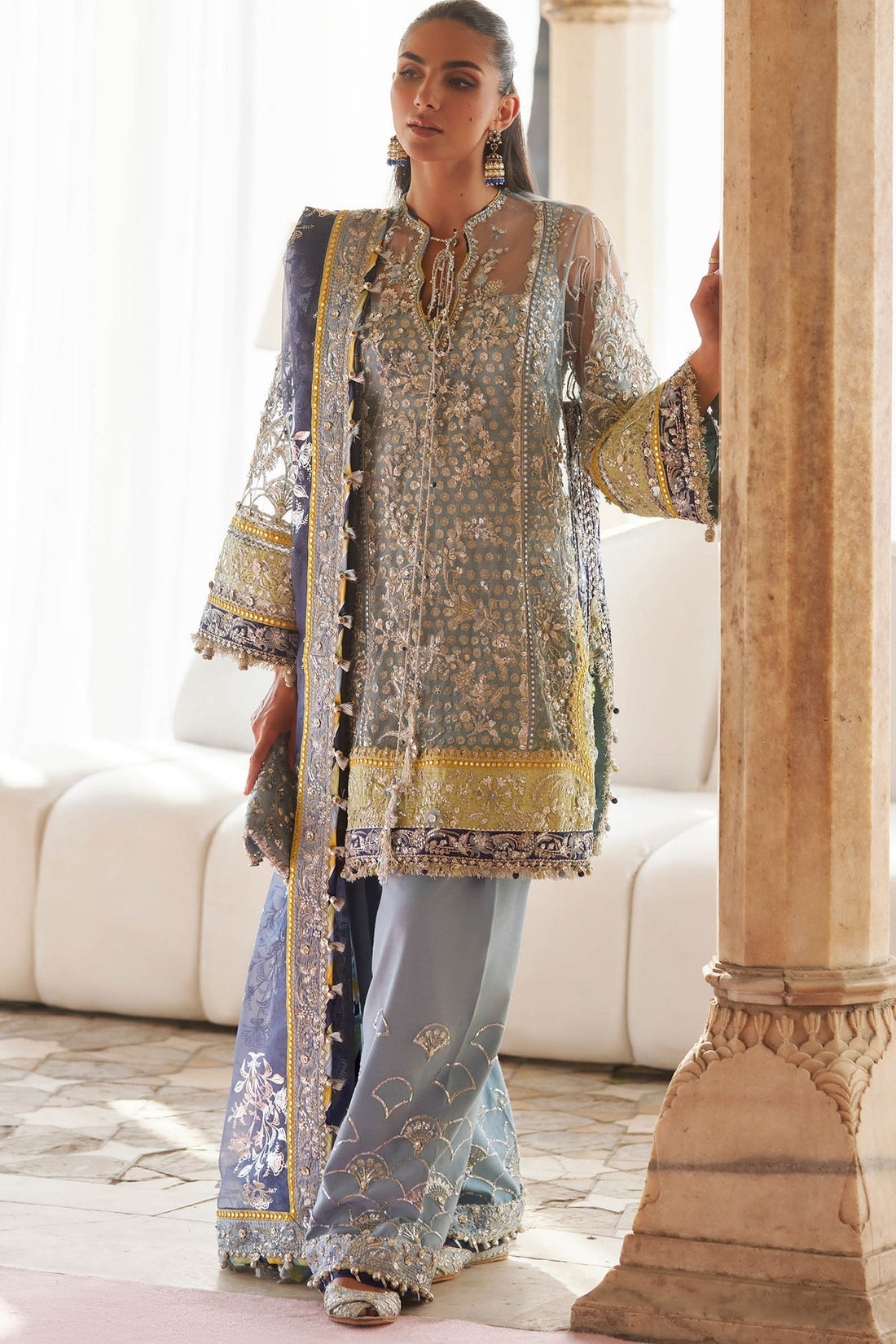 Zaha | Gossamer 25 | NILOFAR-E-SHAAM (ZC25-04) - House Of Hania