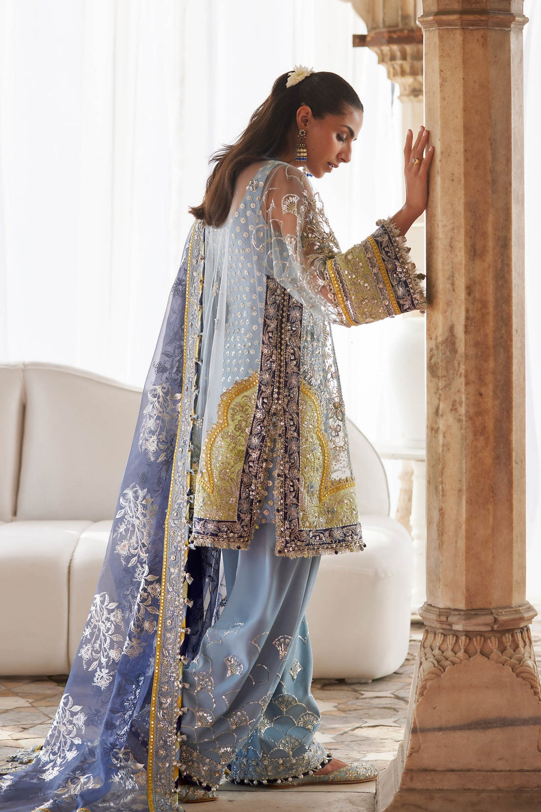 Zaha | Gossamer 25 | NILOFAR-E-SHAAM (ZC25-04) - House Of Hania