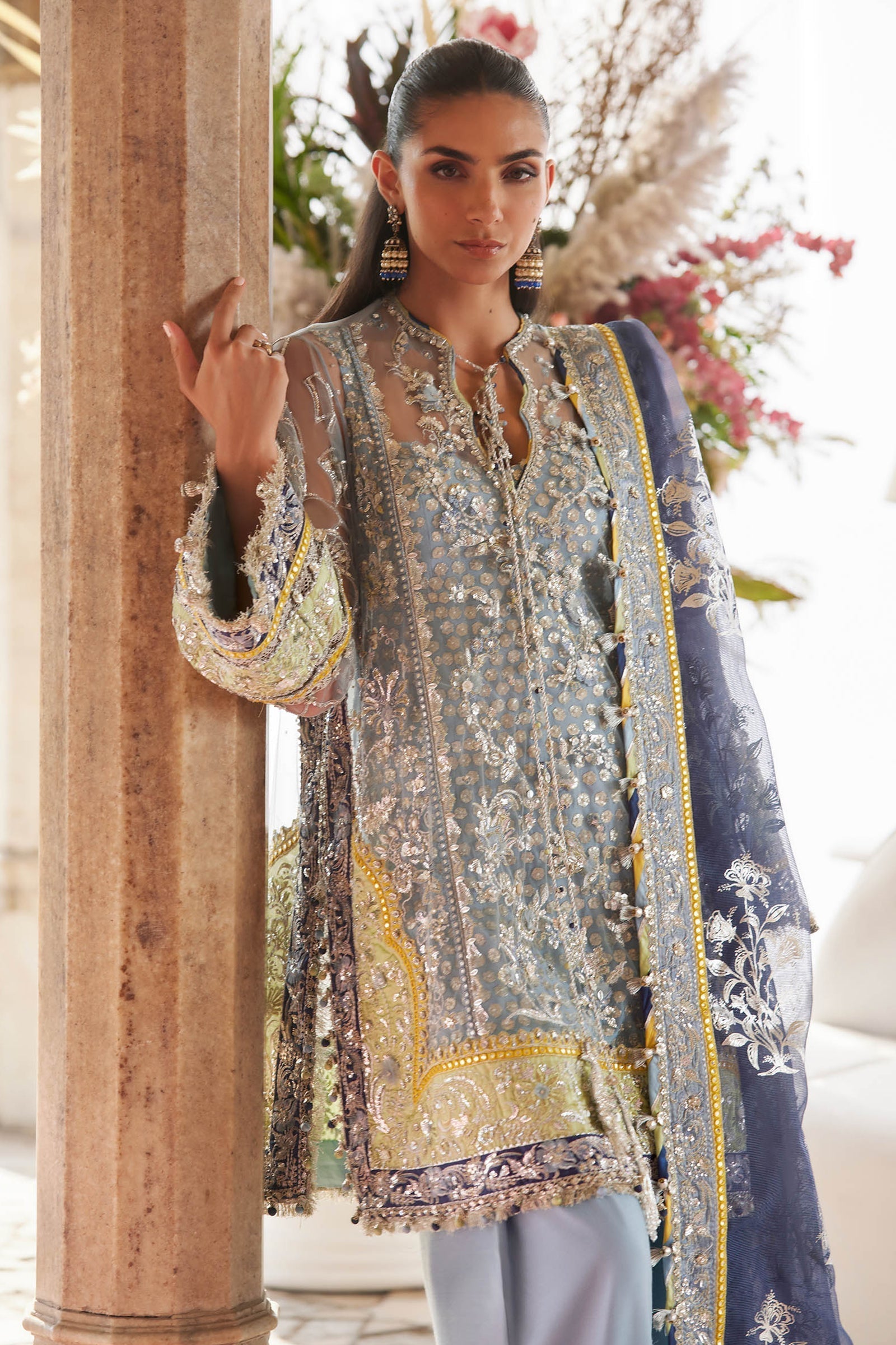 Zaha | Gossamer 25 | NILOFAR-E-SHAAM (ZC25-04) - House Of Hania