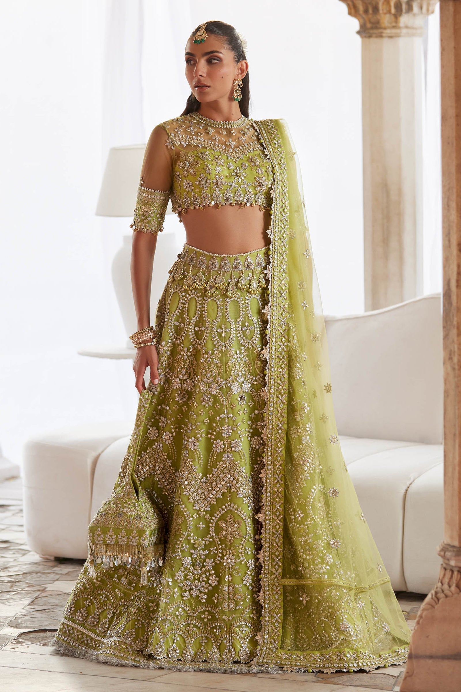 Zaha | Gossamer 25 | NOORE SITARA (ZC25-01) - House Of Hania