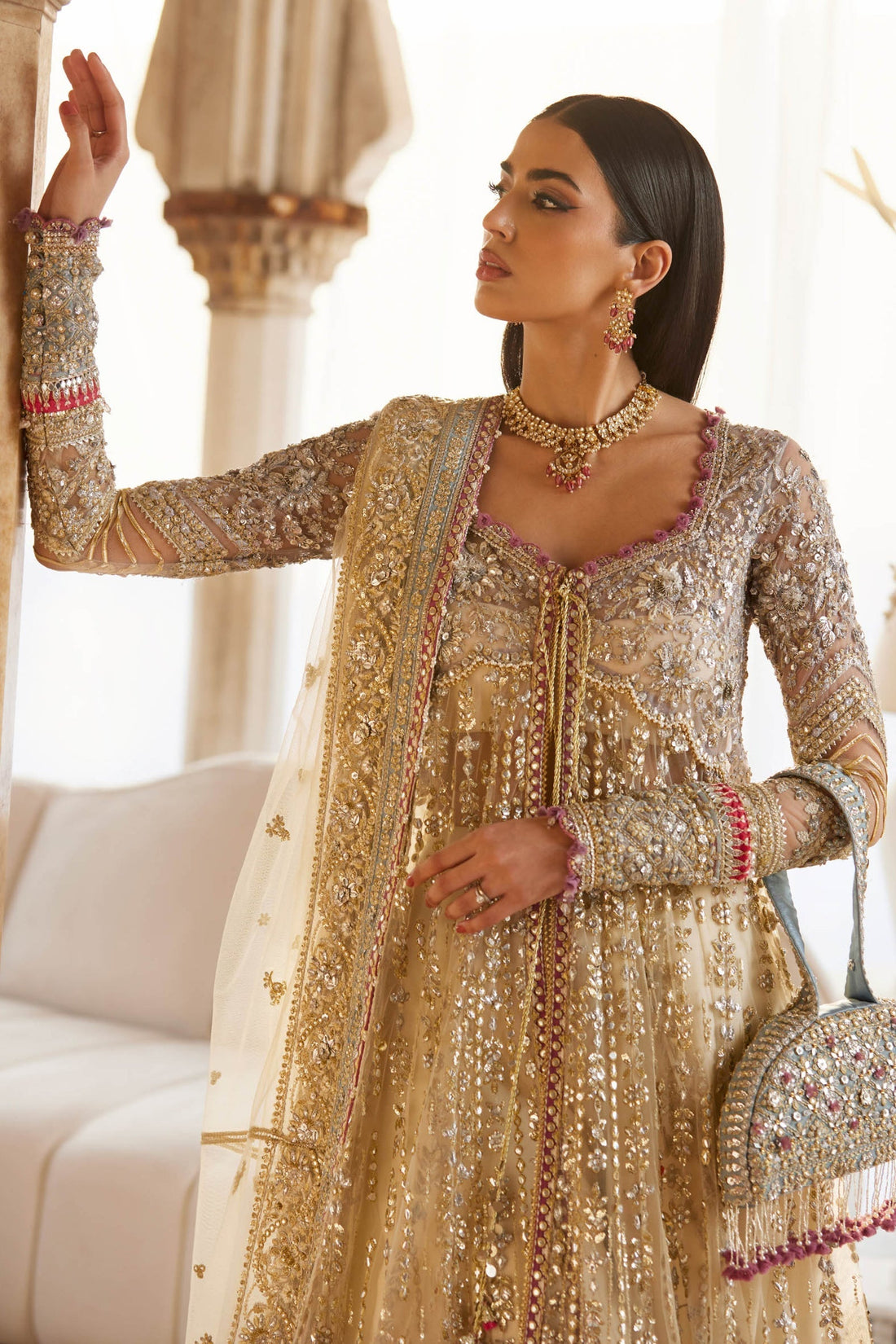 Zaha | Gossamer 25 | ZAR-E MAHR (ZC25-06) - House Of Hania