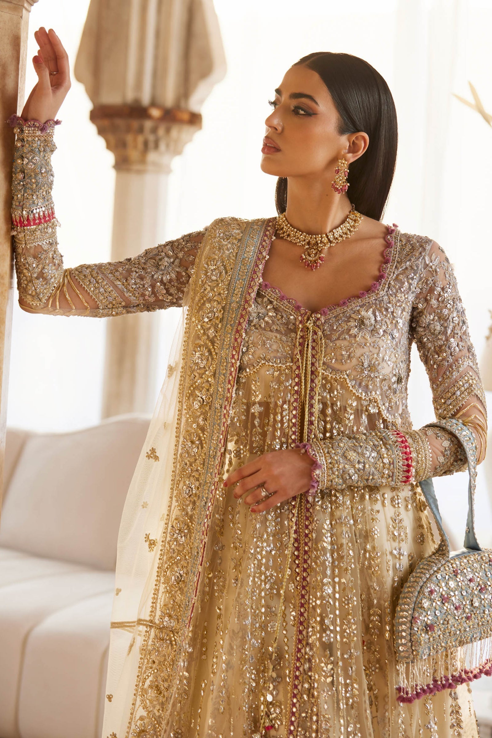Zaha | Gossamer 25 | ZAR-E MAHR (ZC25-06) - House Of Hania