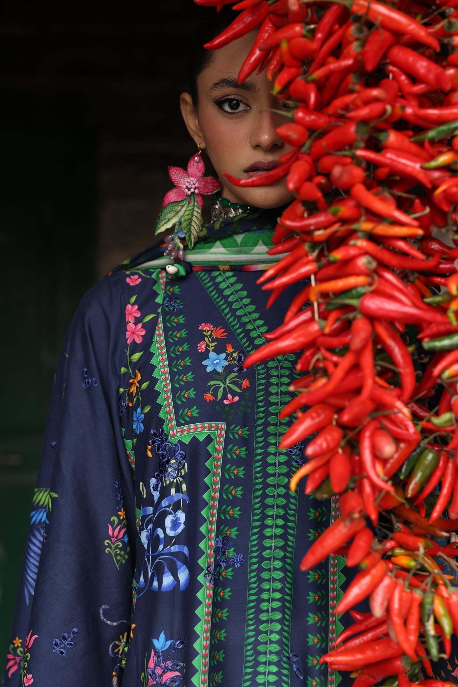 Zaha | Lawn 25 | AMANI (ZL25-06 B) - House Of Hania