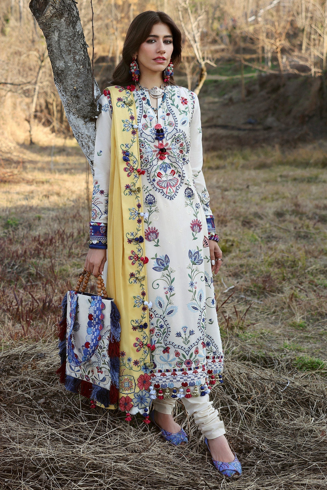 Zaha | Lawn 25 | KASHUR (ZL25-11 B) - House Of Hania