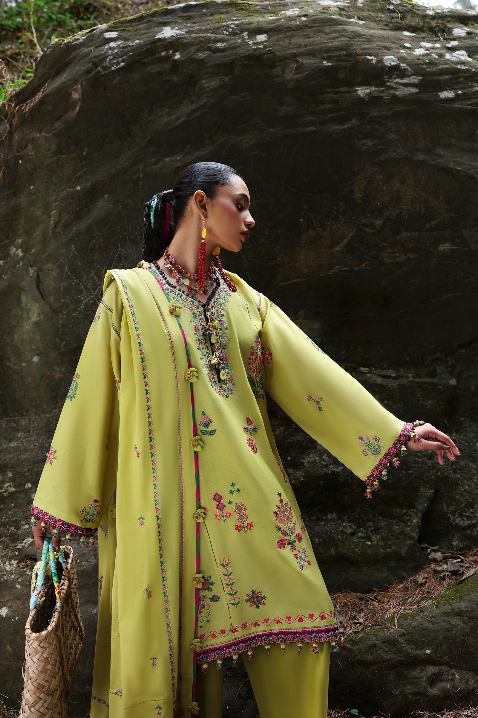 Zaha | Lawn 25 | RHEA (ZL25-14 B) - House Of Hania