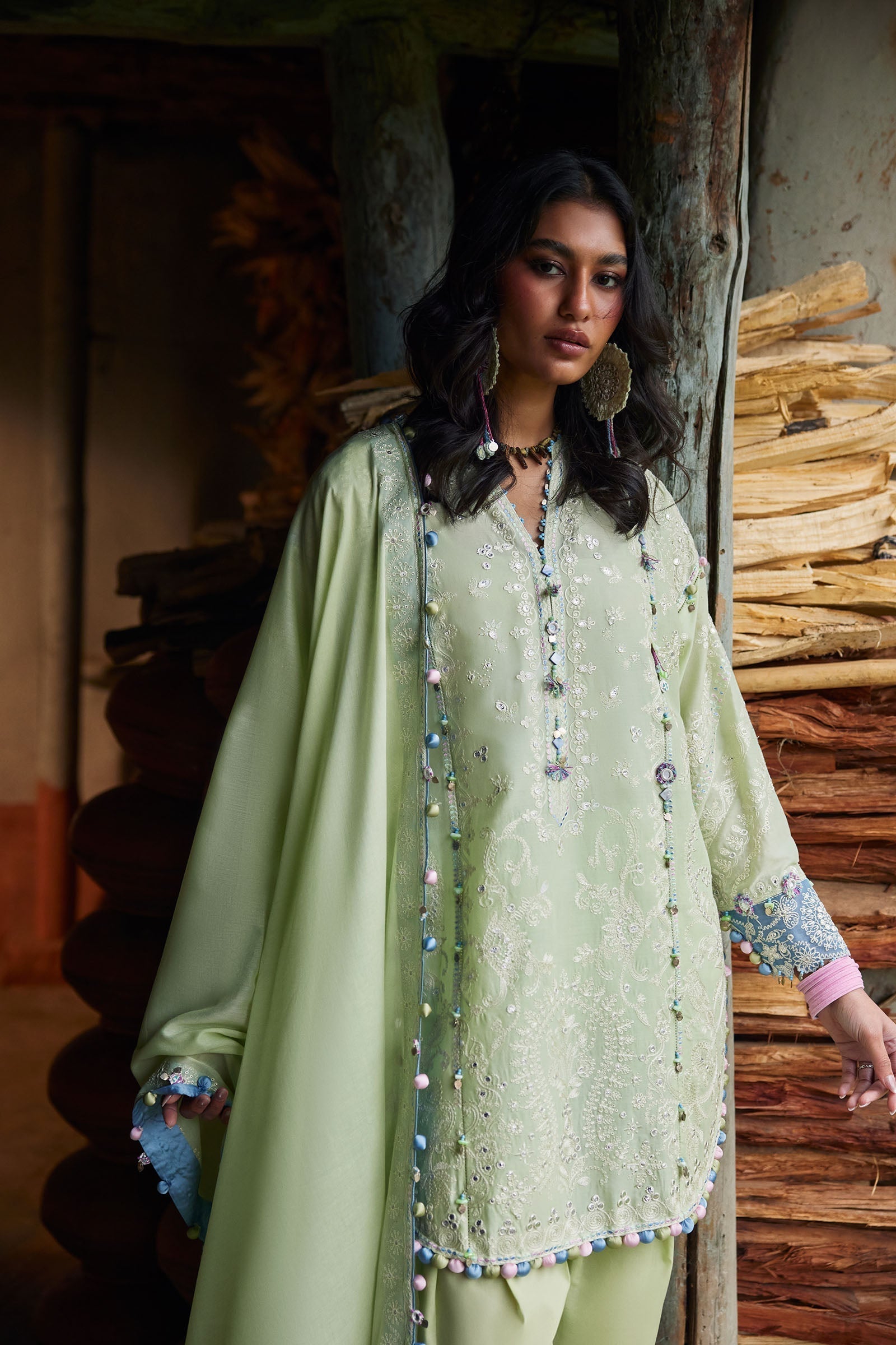 Zaha | Lawn 26 | RÙYÁ 乳雅 (ZL26-02 A) - House Of Hania