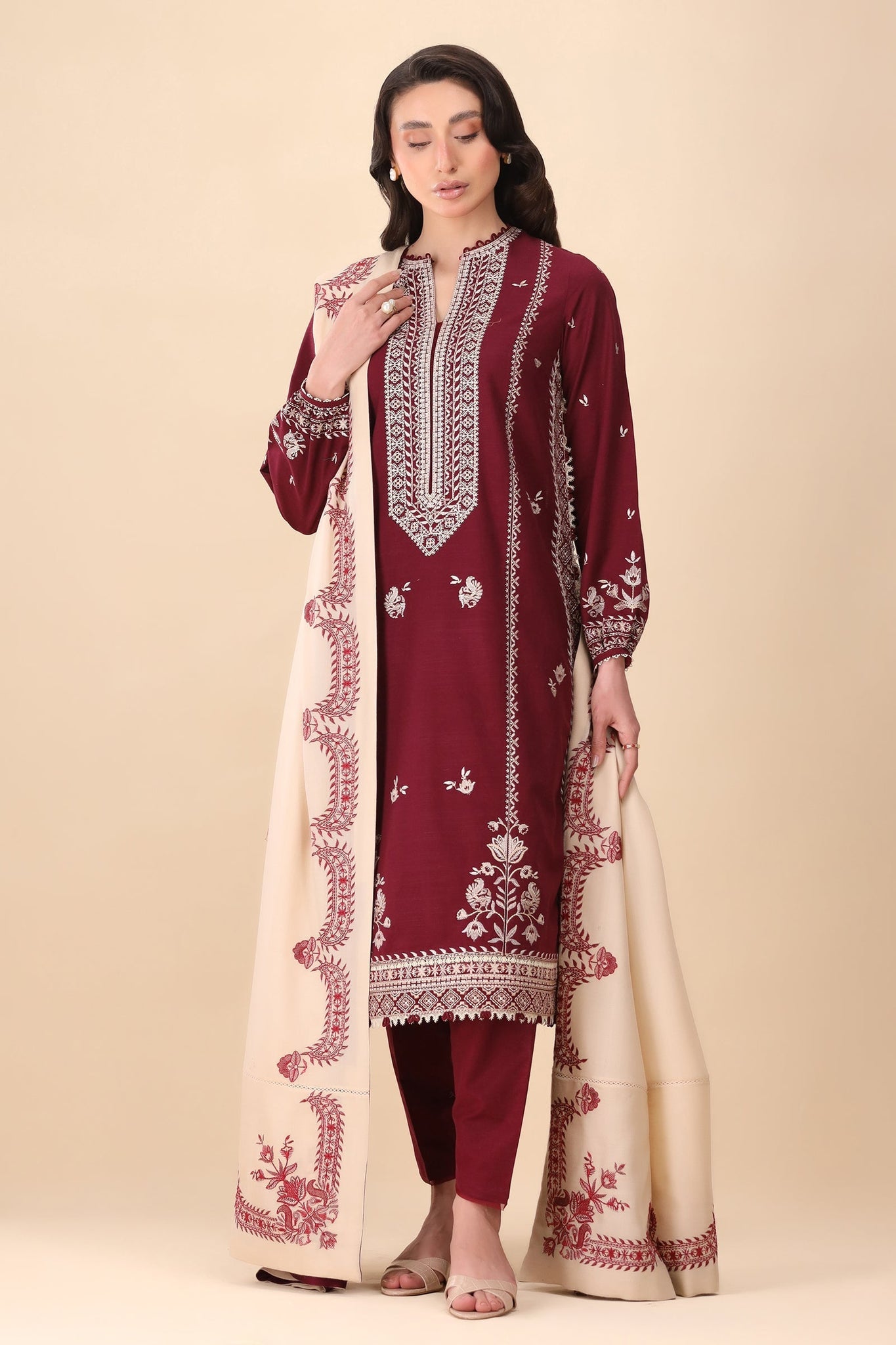 Zaha | Staples | SCARLET (ZRW-21322) - House Of Hania