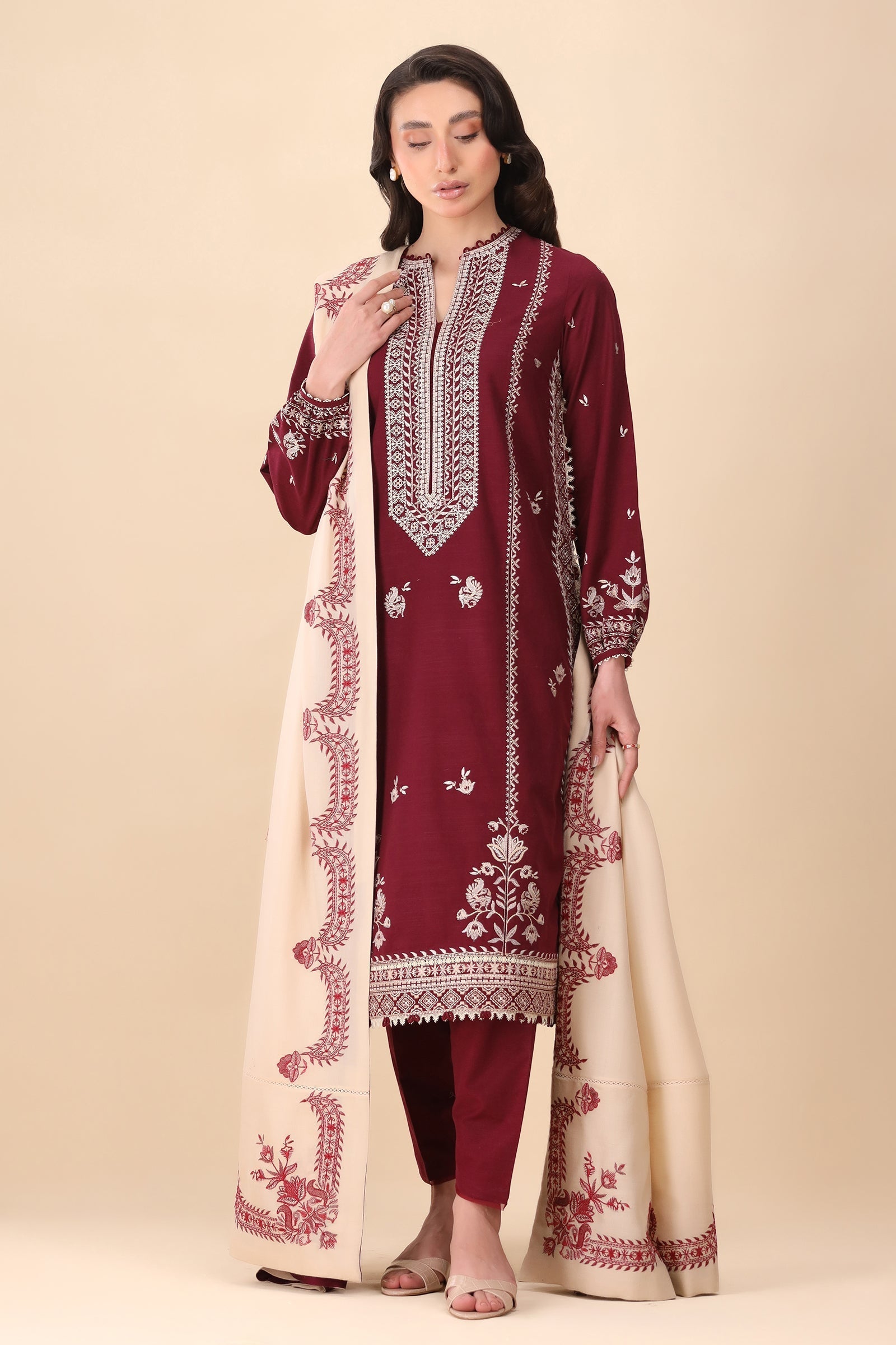 Zaha | Staples | SCARLET (ZRW-21322) - House Of Hania