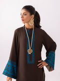 Zainab Chottani | Aara Casual Pret | Dark Chrome - House Of Hania