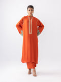 Zainab Chottani | Aara Casual Pret | Pumpkin Opal - House Of Hania