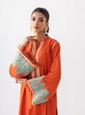Zainab Chottani | Aara Casual Pret | Pumpkin Opal - House Of Hania
