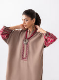 Zainab Chottani | Aara Casual Pret |  Sandy Beige - House Of Hania