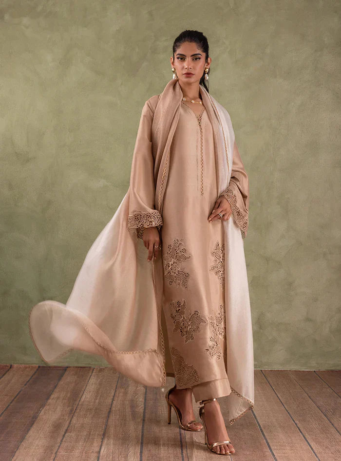 Zainab Chottani | Eid Edit 24 | Coral Champagne - House Of Hania