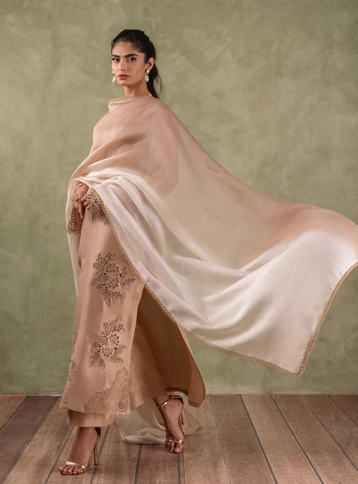 Zainab Chottani | Eid Edit 24 | Coral Champagne - House Of Hania