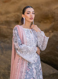 Zainab Chottani Embroidered Chikankari Lawn 3Pc Suit D-10A Lana - House Of Hania