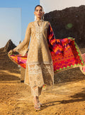 Zainab Chottani Embroidered Chikankari Lawn 3Pc Suit ZC-02A - House Of Hania
