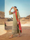 Zainab Chottani Embroidered Chikankari Lawn 3Pc Suit ZC-10B - House Of Hania
