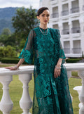 Zainab Chottani Embroidered Organza 3Pc Suit D-01 Zeina - House Of Hania