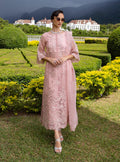 Zainab Chottani Embroidered Organza 3Pc Suit D-03 Roséa - House Of Hania